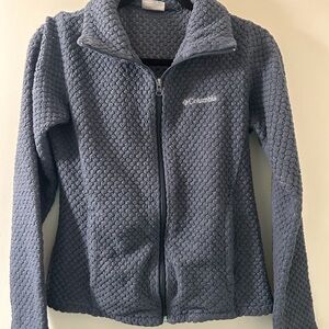 Columbia Women's Textured Blue Teddy Jacket